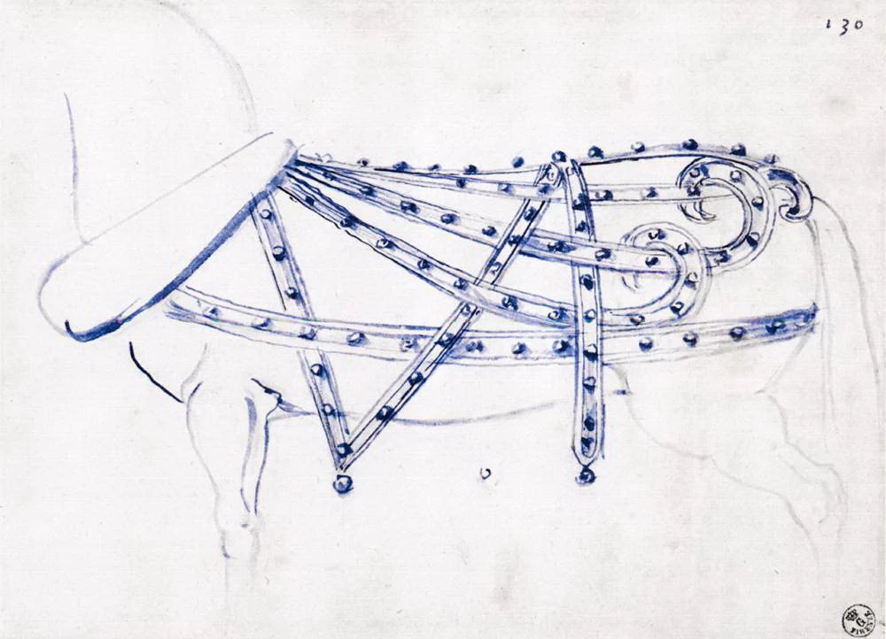 Sella per cavallo da slitta - Uffizi, Firenze
